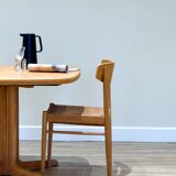 Danish Double Extending Oak Dining Table from Skovby, 1960s