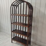 Vintage rattan shelf