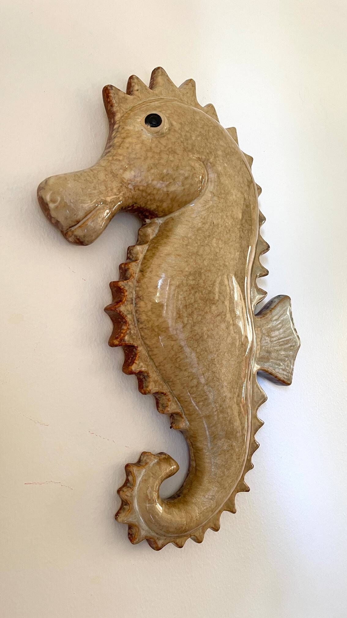SEAHORSE Ceramic Wall Hanging VINTAGE