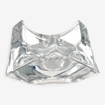 Cendrier en crystal Daum France design épuré