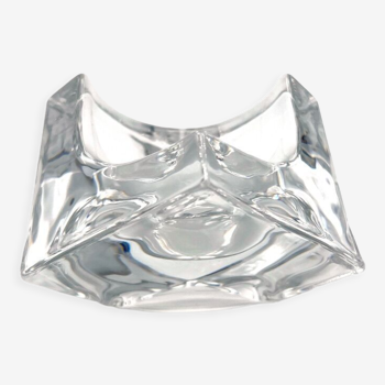 Crystal ashtray - Daum France - sleek design