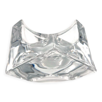 Crystal ashtray - Daum France - sleek design