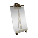 Cadre en laiton et verre biseauté