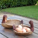 Lot of 4 baskets in baskets