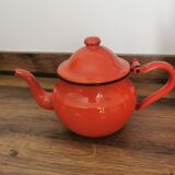 Enamelled service and its 4 cups