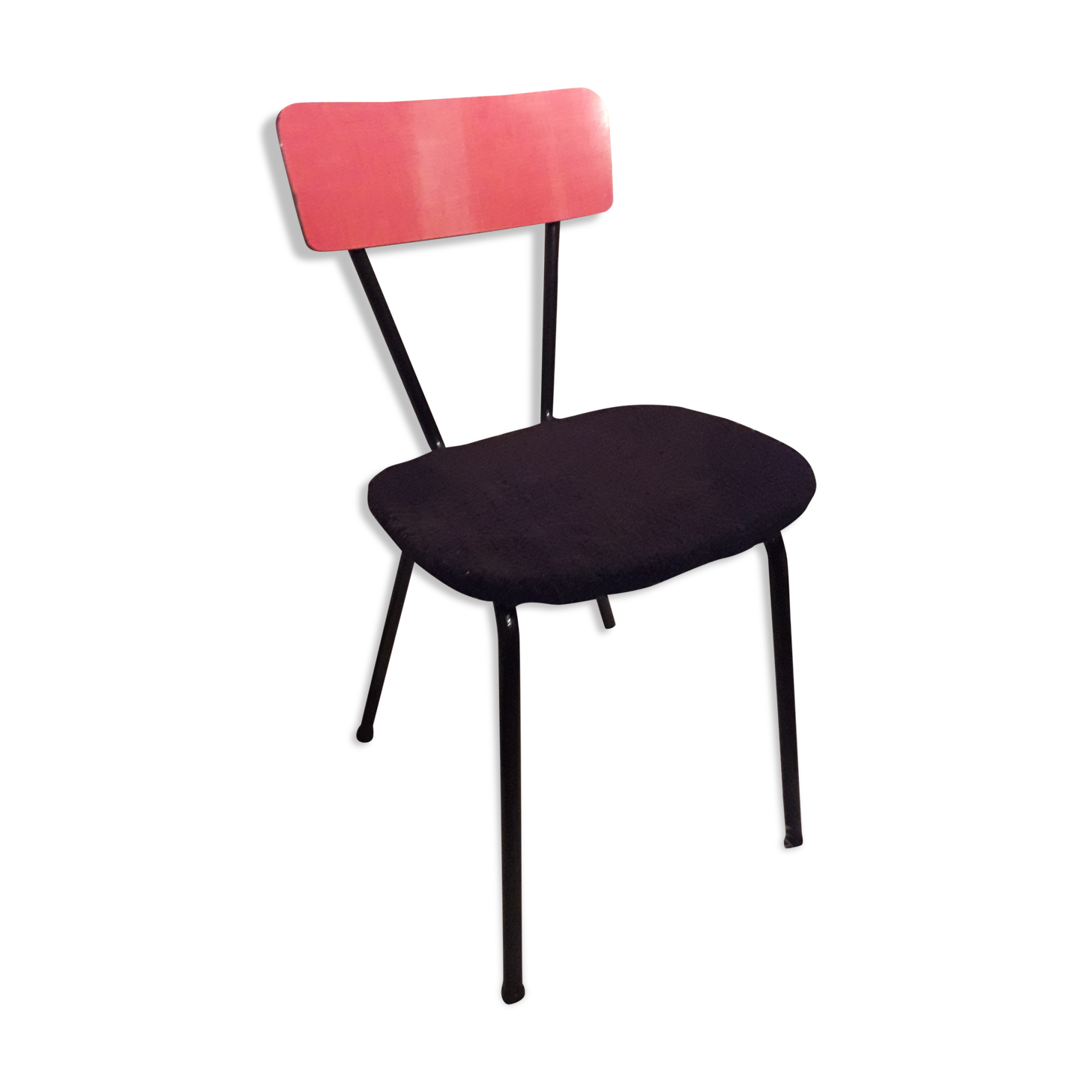 Chaise formica et moumoute