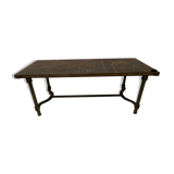 Slate top coffee table