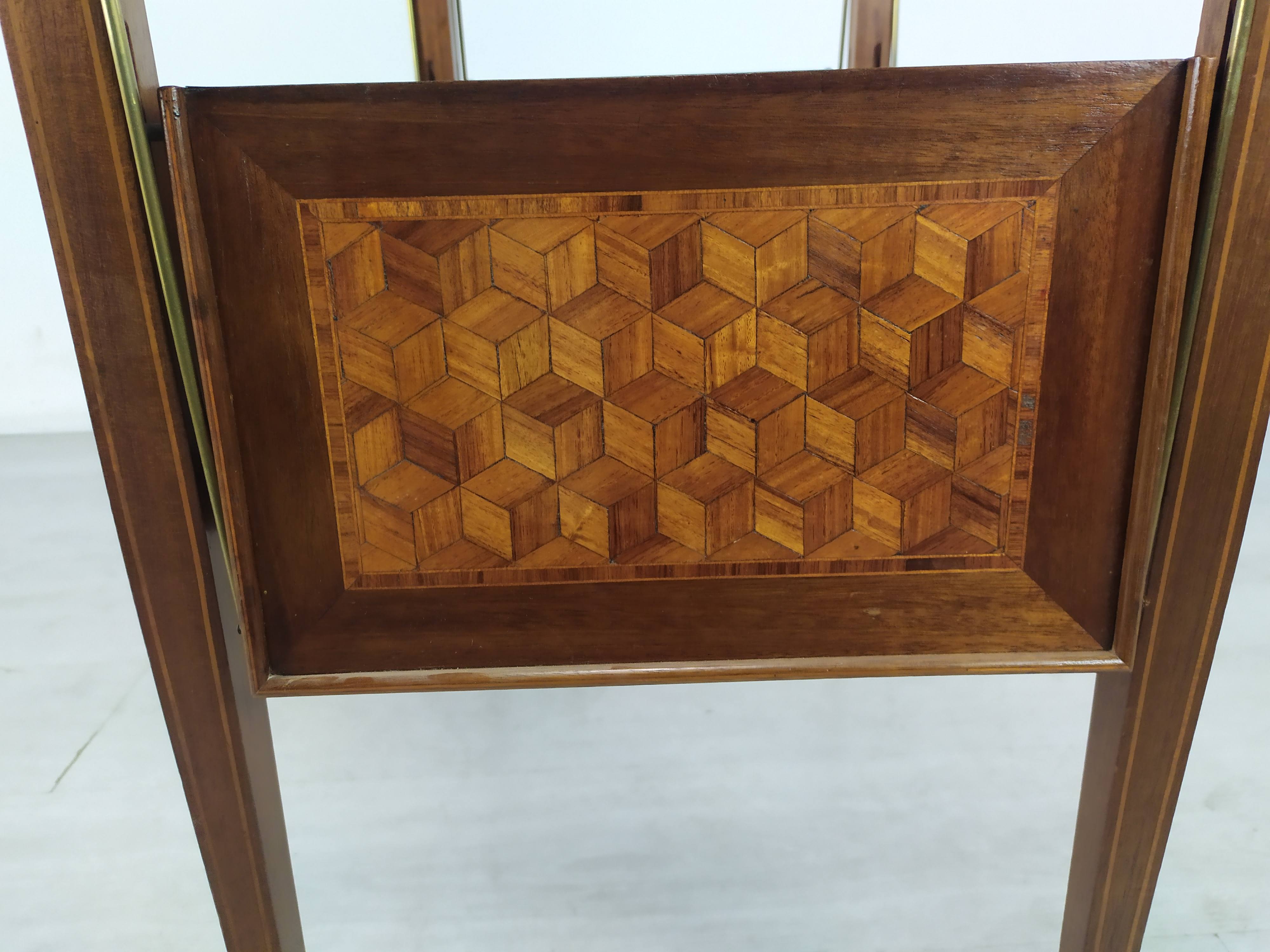 Marquetry tea table