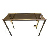 Vintage 60's steel bamboo style console