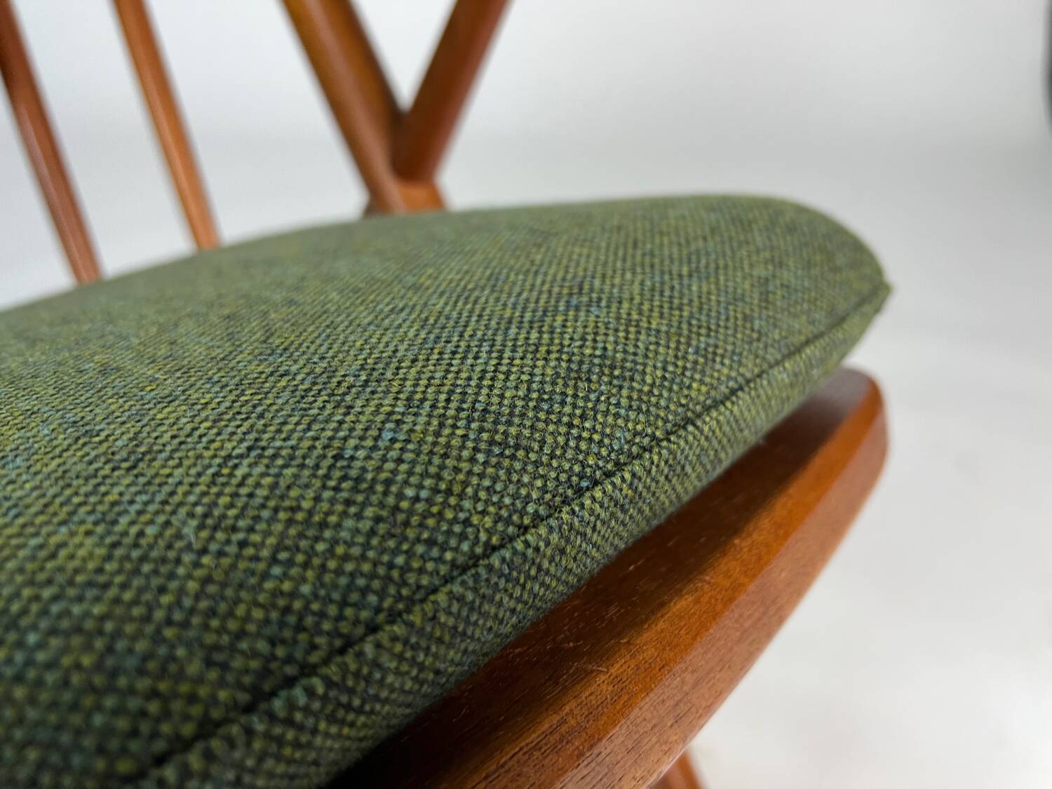 Danish teak rocking chair by Frank Reenskaug for Bramin 60s midcentury