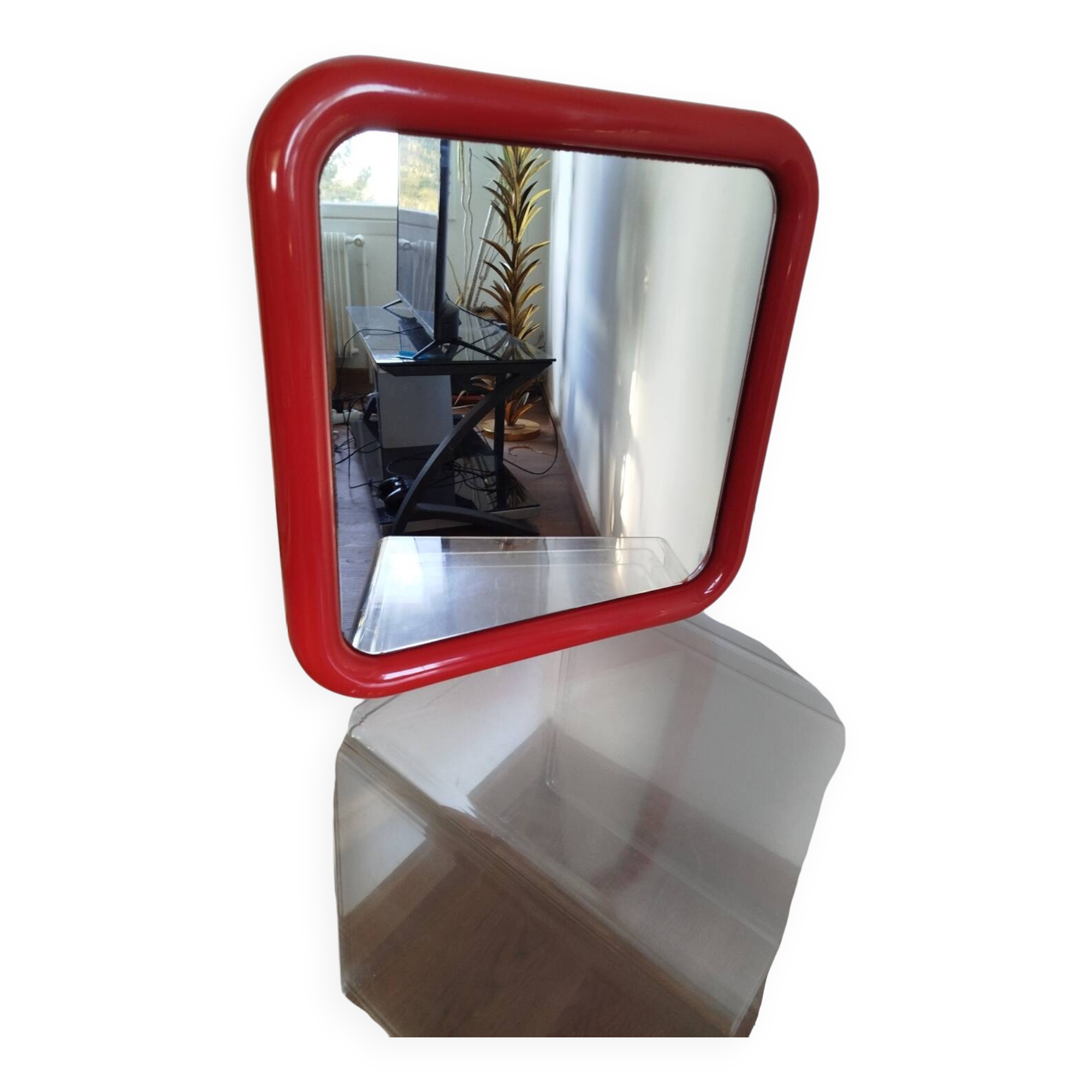 Italian design mirror by Giorgina Castigliani, 1970s