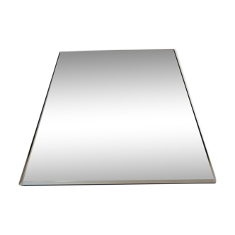 Miroir vintage biseauté rectangulaire, années 1970 - 60x42cm