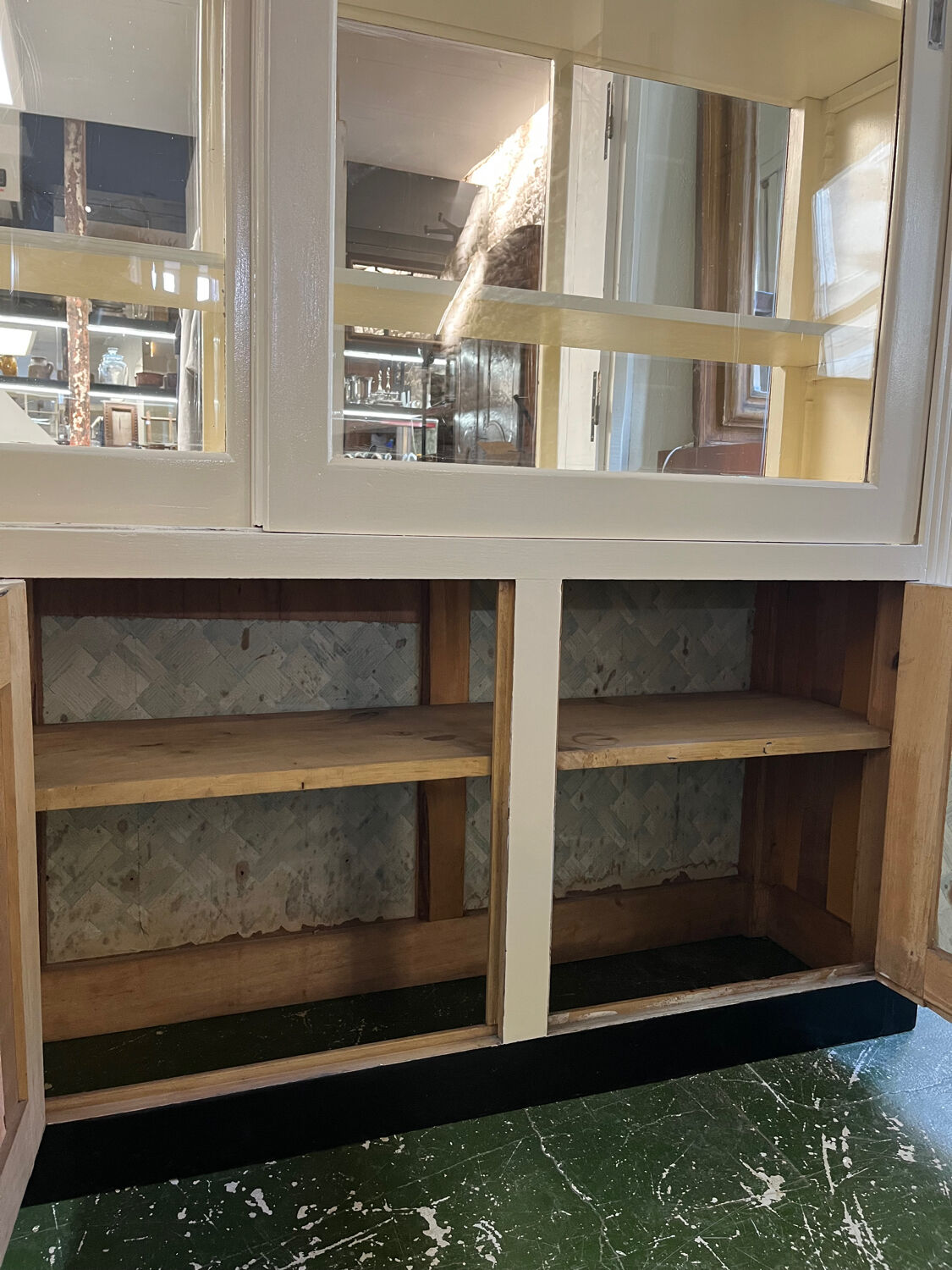 1950s Workshop Display Cabinet