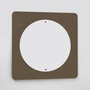 Mid-Century Modern Italian Smoked Bronze Large Mirror, 1970s