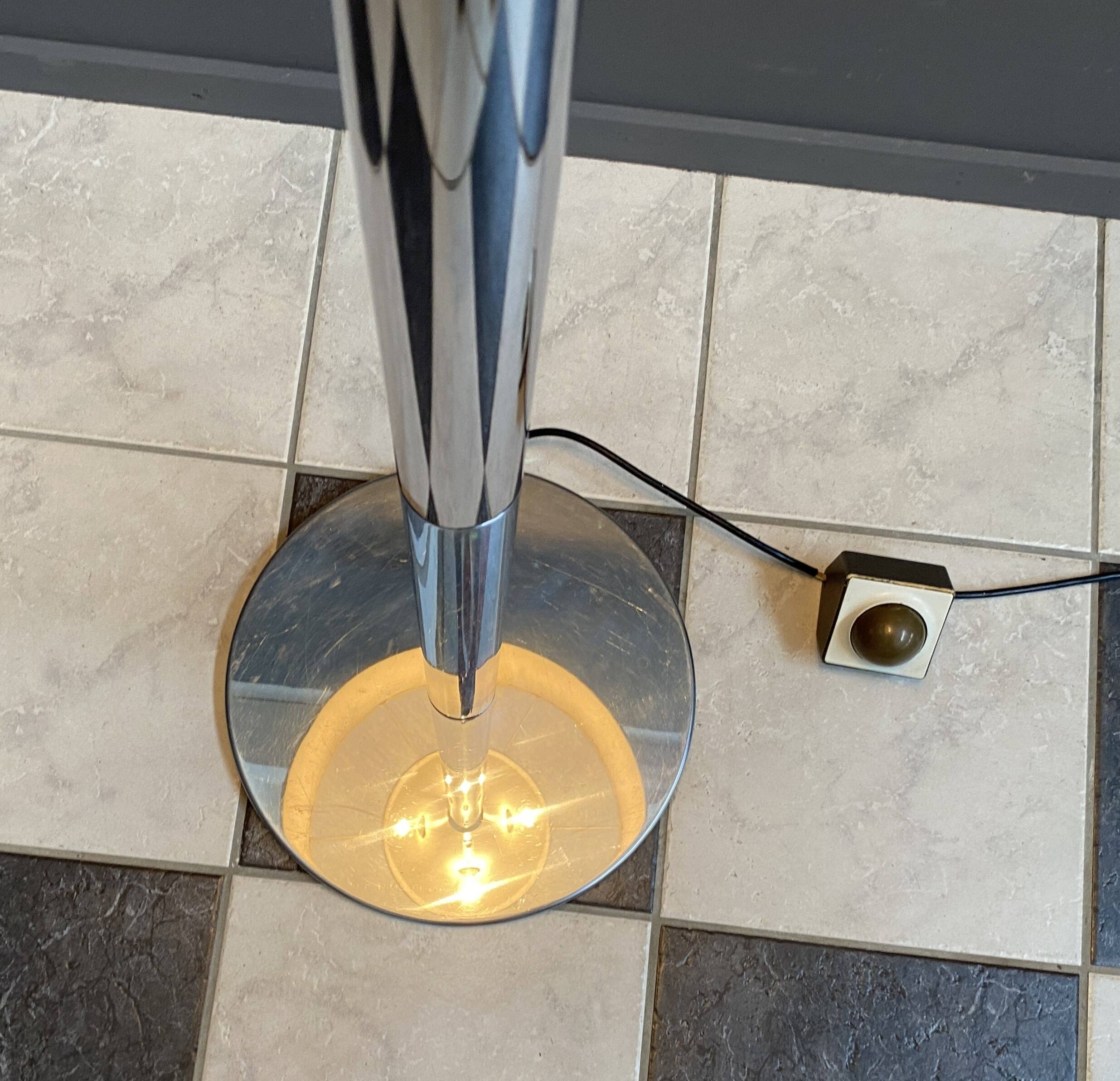 Staff Leuchten chrome floor lamp 1970s
