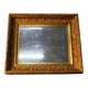 Antique,19th-century, gilt-framed wood wall mirror, Napoleon Ill