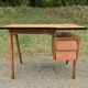 Scandinavian-style compass-legged desk, 1950s