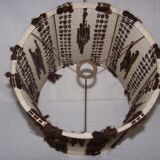 Stainless lamp - 70s