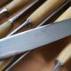 Box of 24 horn and stainless steel knives