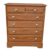 English commode with white handles