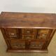 Solid acacia wood sideboard 4 doors, 2 drawers