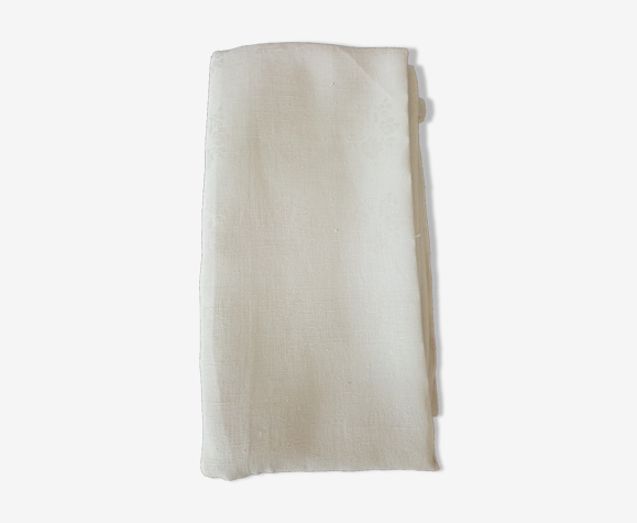 Ancienne grande nappe lin rustique 295 x 140 cm