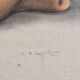 La Roche Laffitte (Born in 1943) - Watercolour drawing on silk - Birohka