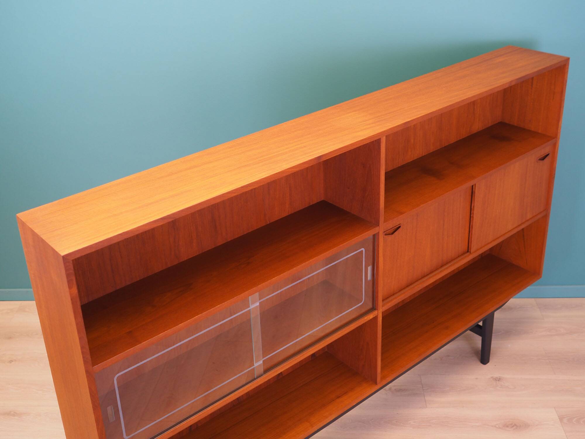 Teak bookcase, Danish design, 1970s, manufacturer: Clausen & Søn