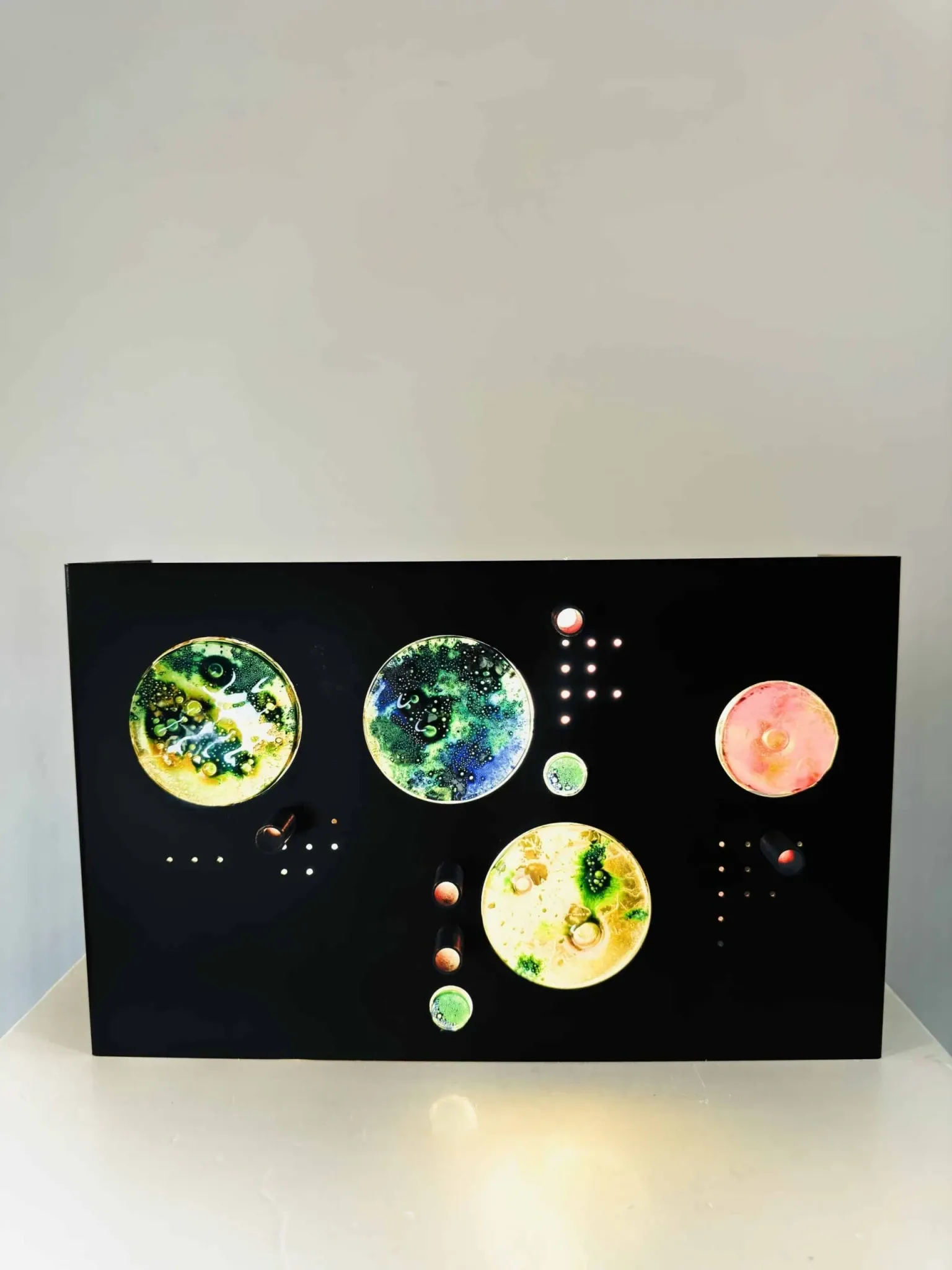 C-1701 Collage Wall Lamp By Willem Van Oyen For Raak Amsterdam, The Netherlands 1960S