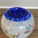 Vase en verre soufflé signé Jean Claude Novaro