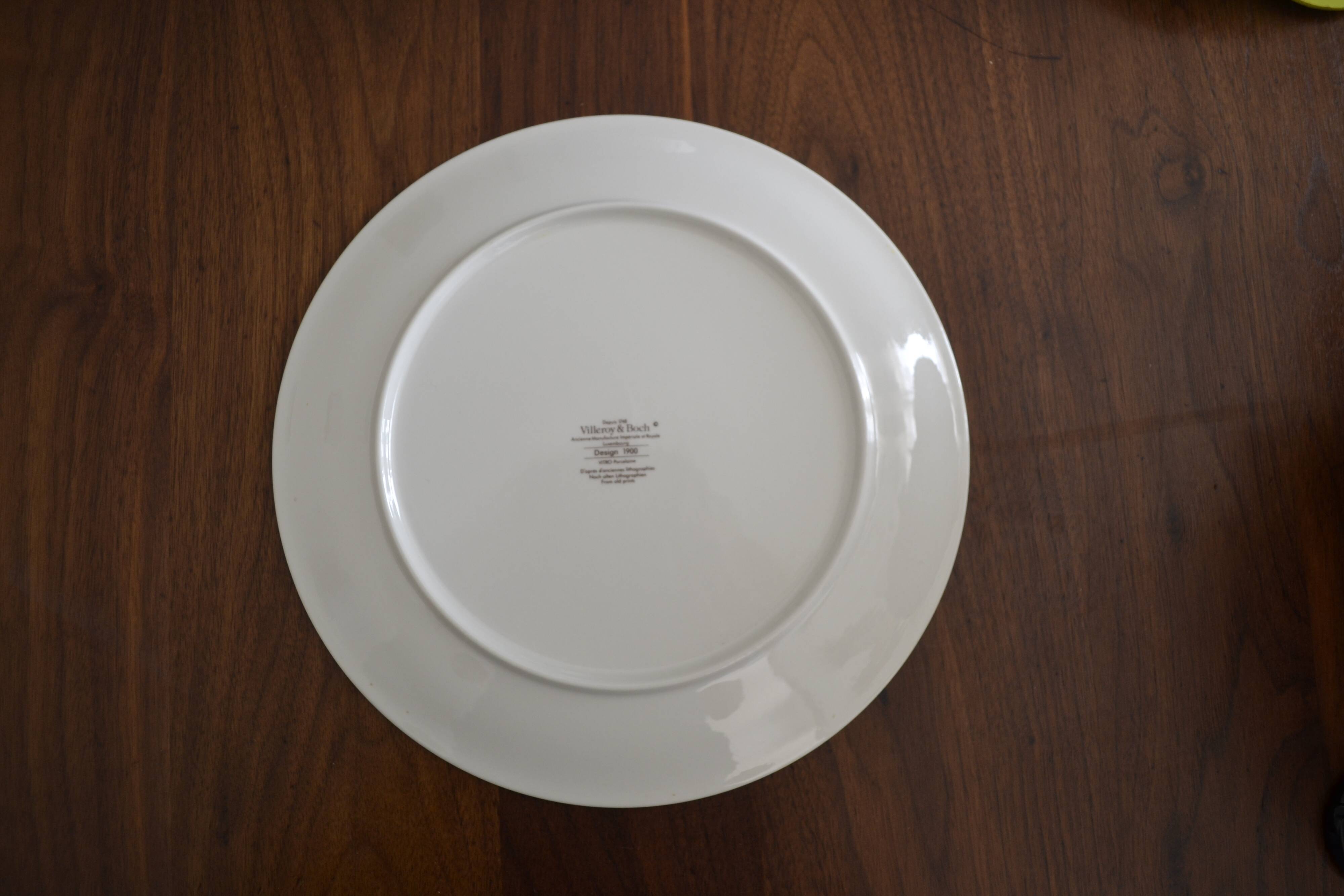 Plate Villeroy and Boch Design 1900 n°5
