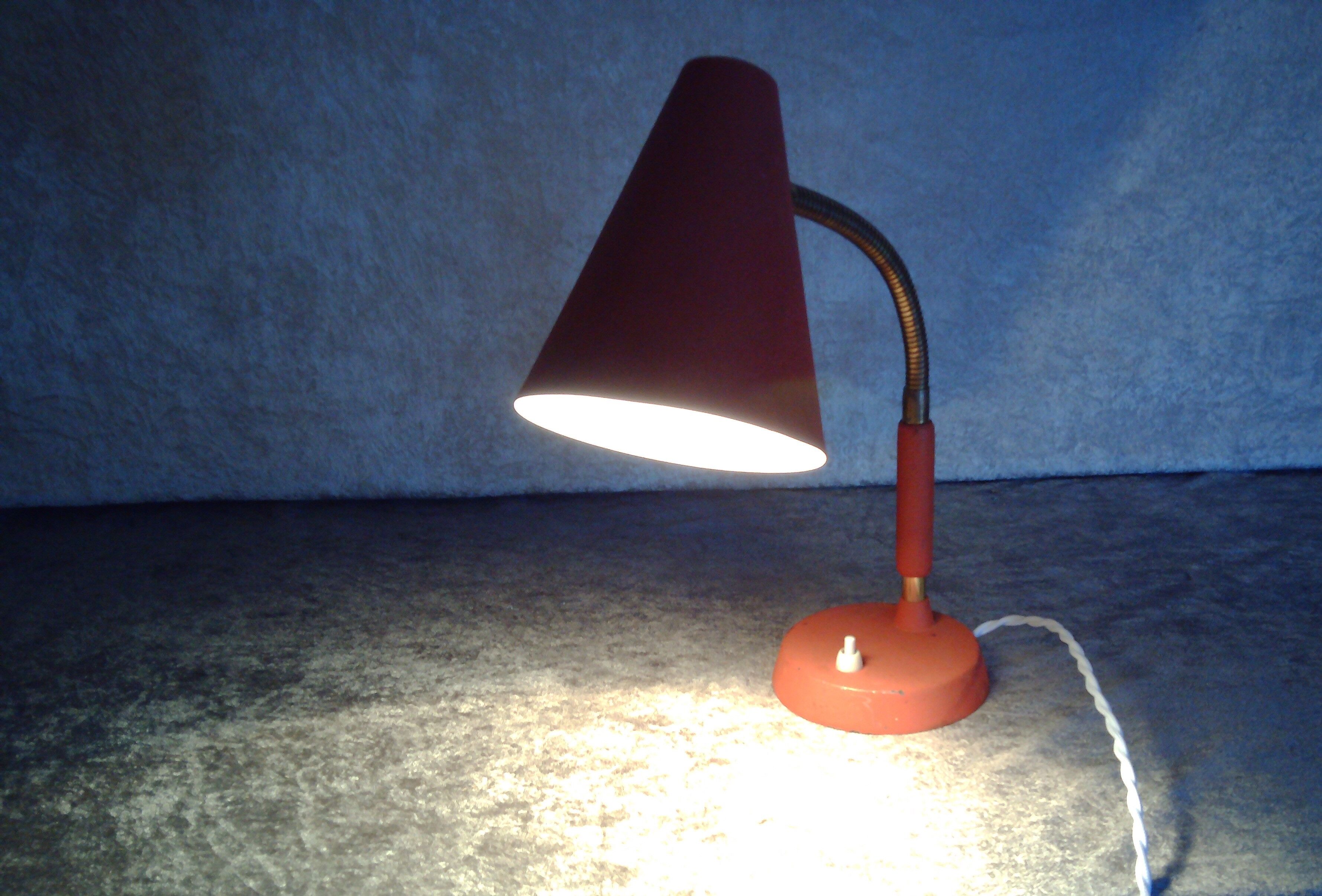 Mid-century industrial desklamp, 1950's.