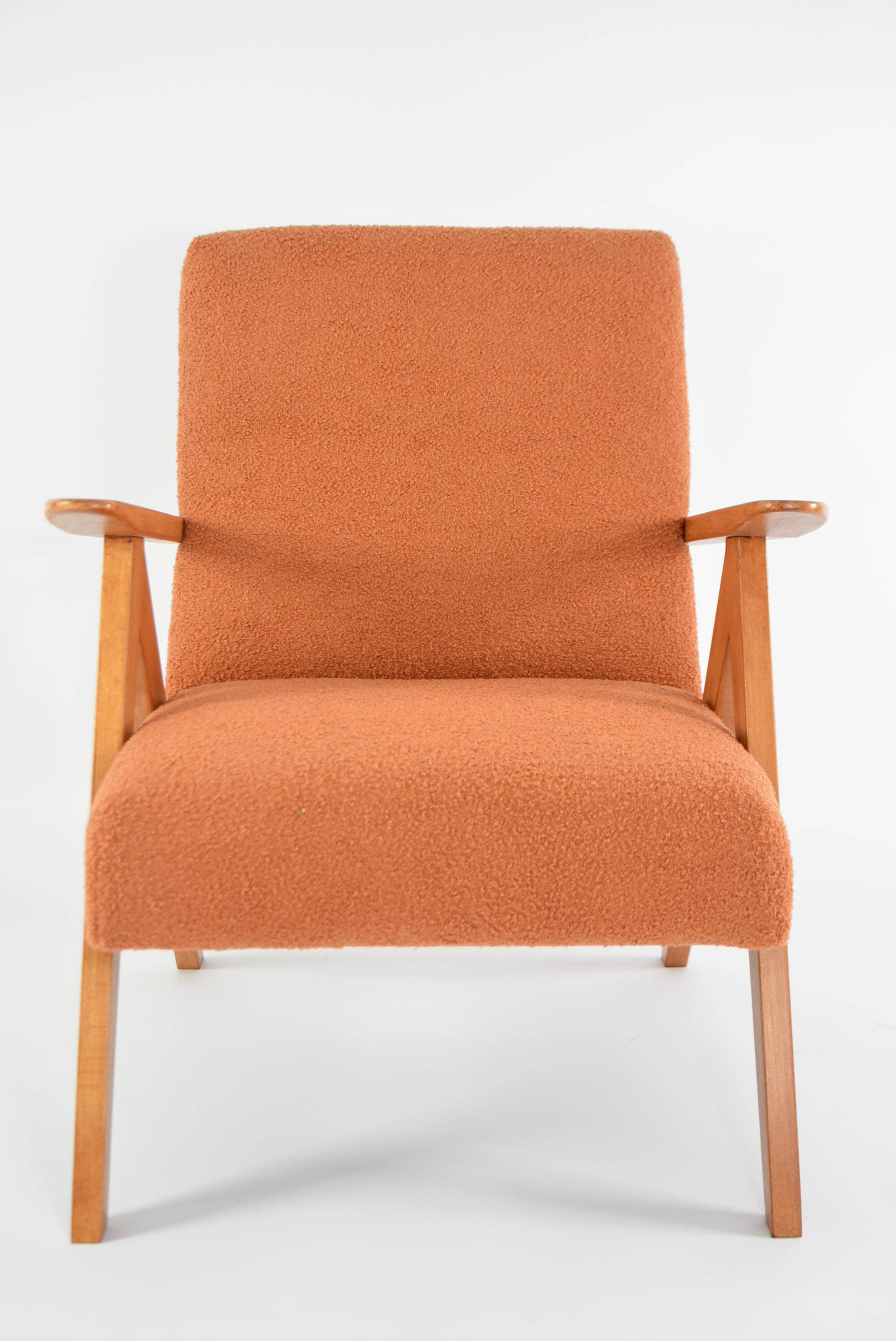 Kompas terracotta armchair