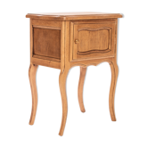 Table de chevet meuble d'appoint années 1920 bois brut restauré