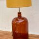 Vintage bottle lamp