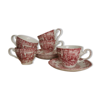 Vintage ironearth cups and cups Johnson Bros.