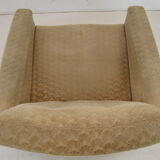 Fauteuil pivotant avec roulettes du milieu du siècle années 1970