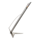 1990s Space Age lamp, nickel-plated brass and aluminium, 40 cm