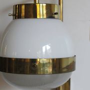 Grand appliqué italien Delta par Sergio Mazza pour Artemide, années 1960.