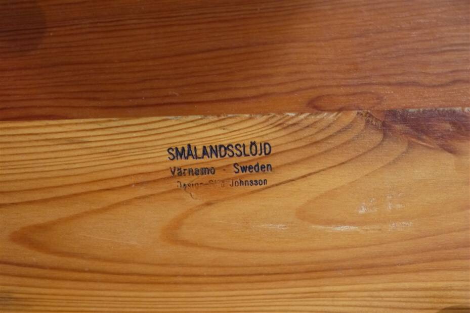 Vintage Scandinavian wooden tray 1960