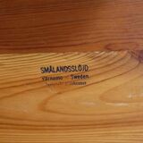 Plateau vintage scandinave en bois 1960