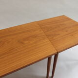 Scandinavian long teak coffee table set of 4 nest of tables 1960s