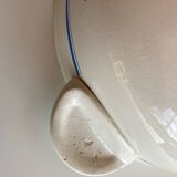 Vintage faience soup tureen Salins