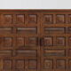 Vintage Spanish brutalist sideboard credenza 1970s