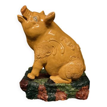 Cochon en céramique