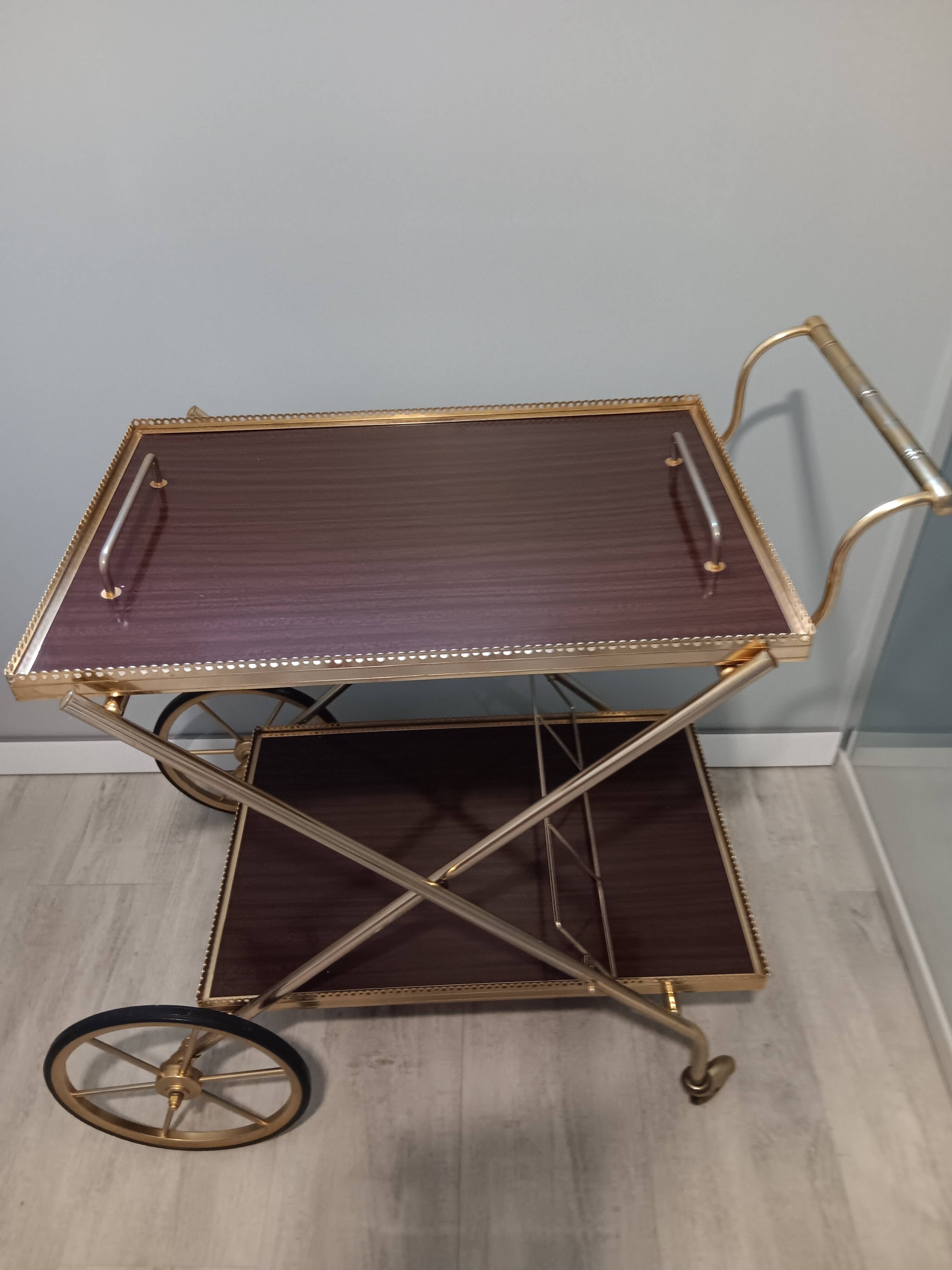 Vintage serving trolley