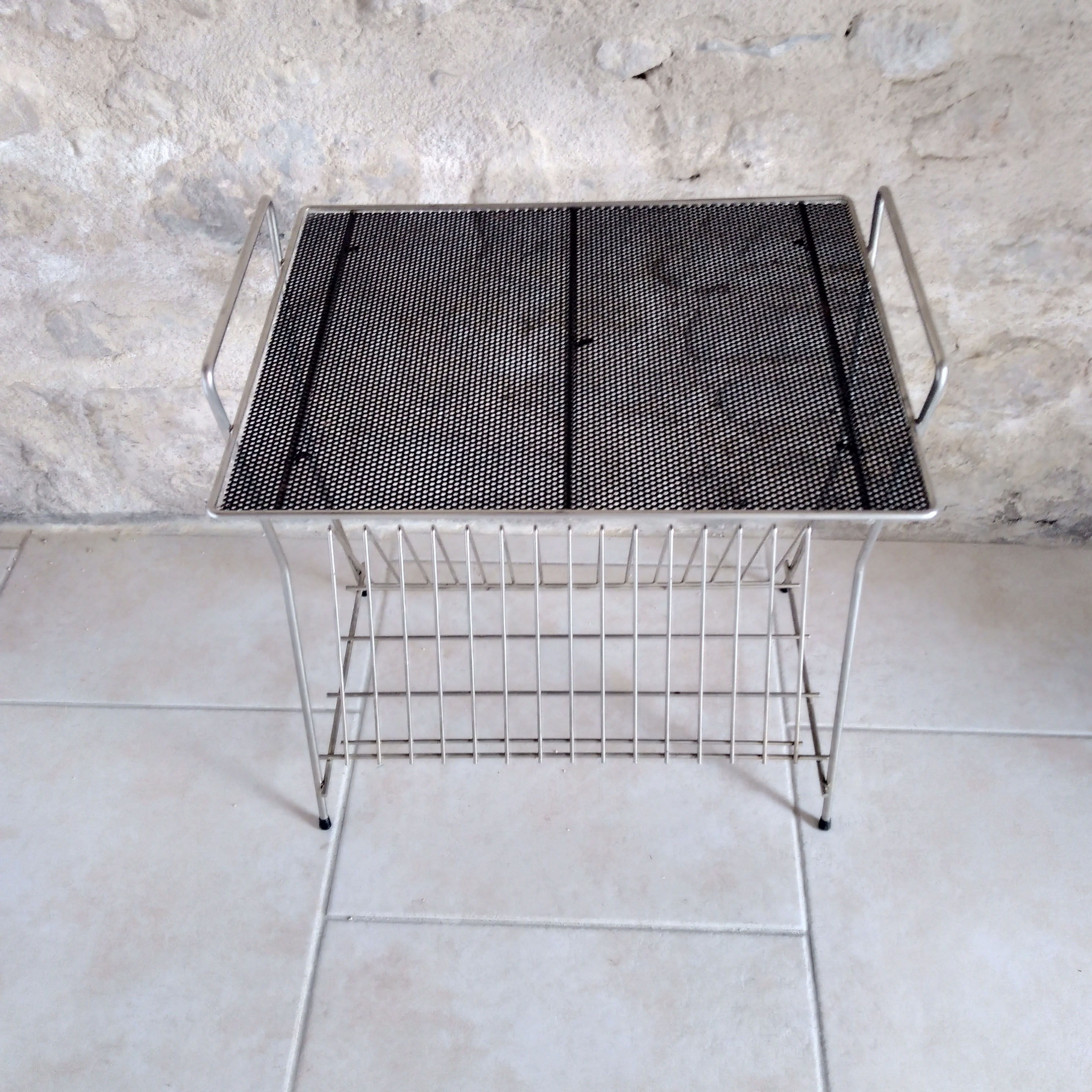 Table d'appoint pour disques vinyles