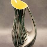 Ceramic pitcher signed Robert Dupanier, 1970s, in the style of Vallauris