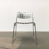 Omkstack Postmodern Chair from the vintage space age by Rodney Kinsman for Bieffeplast