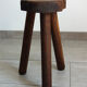 Tabouret tripode art populaire vintage